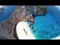 Most incredible basejump site  navagio beach greece