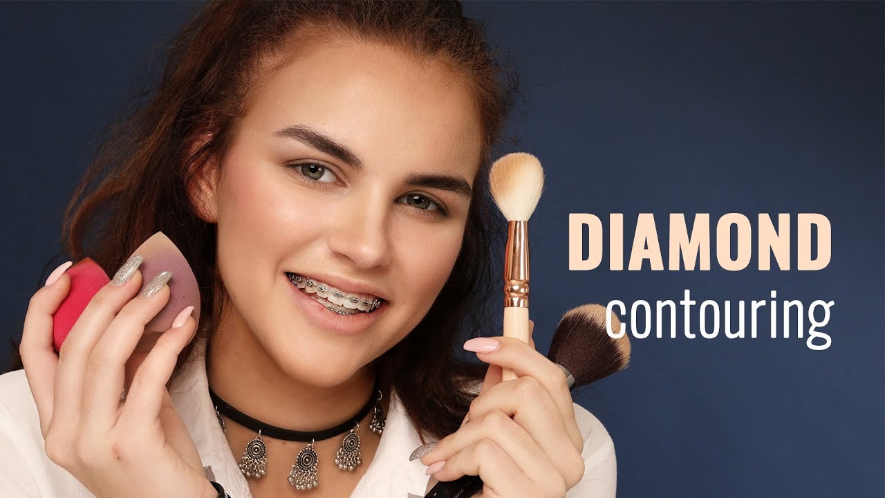 Contouring For Diamond-Shaped Faces - Youtube