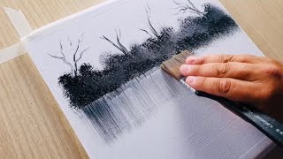 KING ART RED AUTUMN N 918 PAINTING TUTORIAL