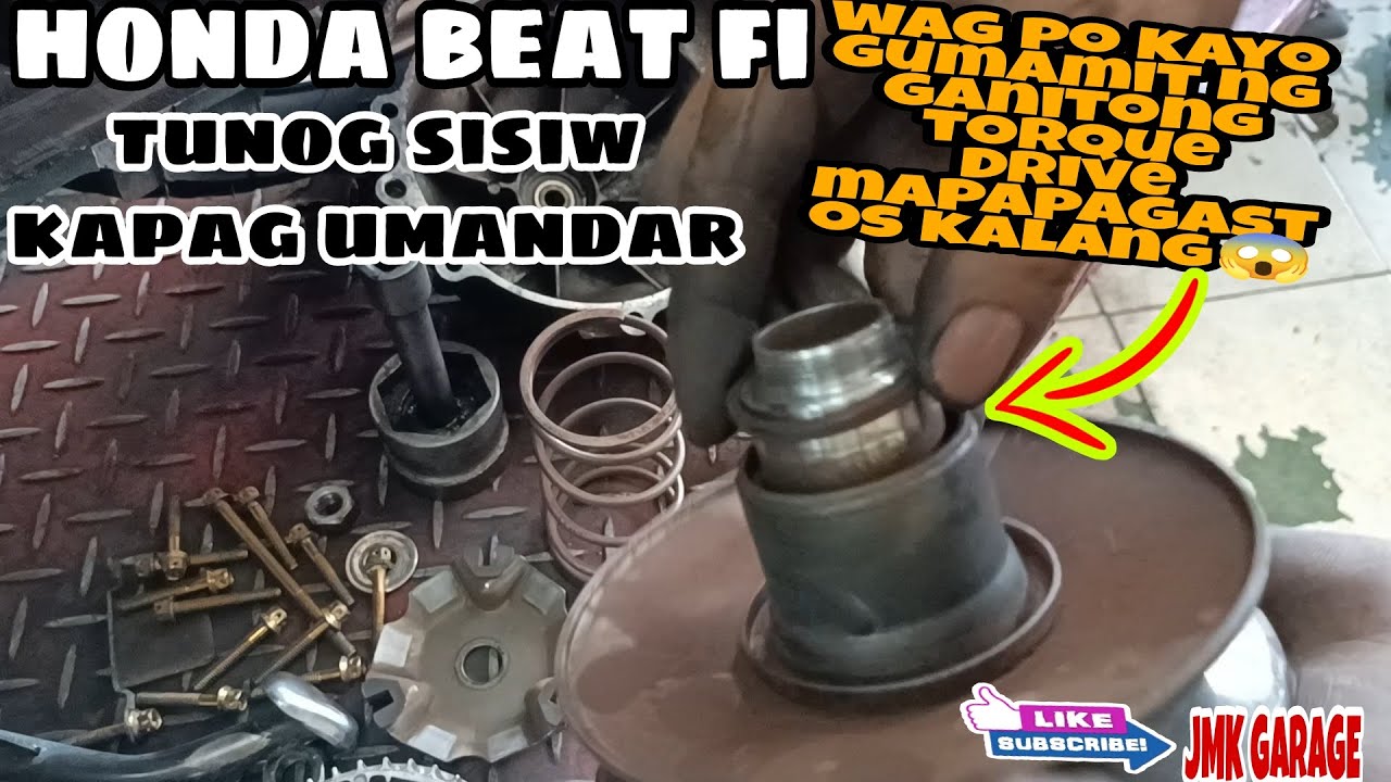 honda beat ne sir parang may sisiw sa loob ng makina anu kaya ang dahilan? mga dapat at hindi dapat?