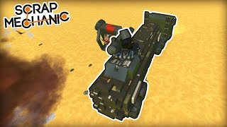 MAD MAX Explosive Tanker Chase! (Scrap Mechanic Multiplayer Monday)