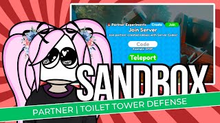 Partner | Sandbox - Toilet Tower Defense