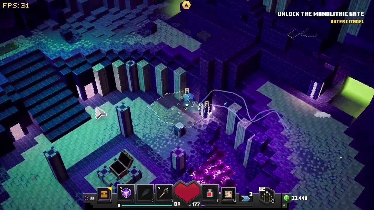 [Minecraft Dungeons] Broken Citadel (first try and died at boss) 07.07.2024