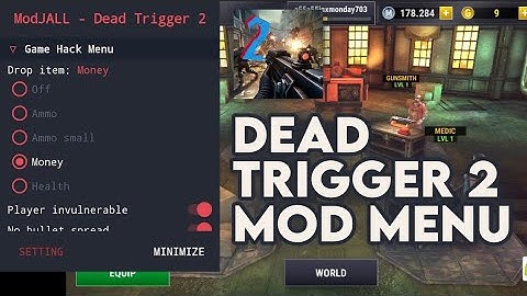 DEAD TRIGGER 2 MOD MENU V2.4.1 - LATEST VERSION