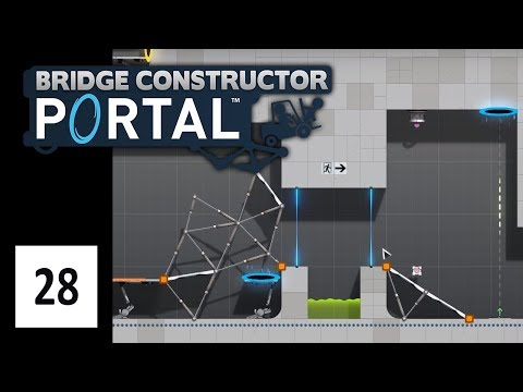 Würfelkunststücke - Let's Play Bridge Constructor Portal #28 [DEUTSCH] [HD+]