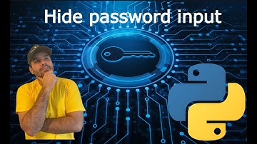 hide password in python code (input)
