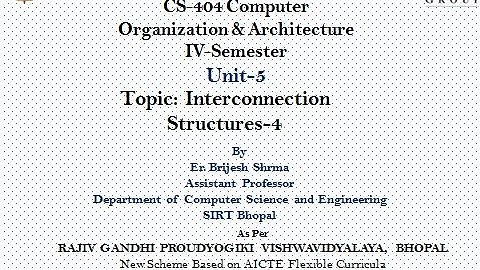 L-4 Interconnection Structures (Hypercube Interconnection)