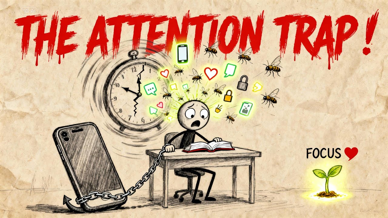 The Attention Trap 📱💀 How Your Focus Is Being Stolen