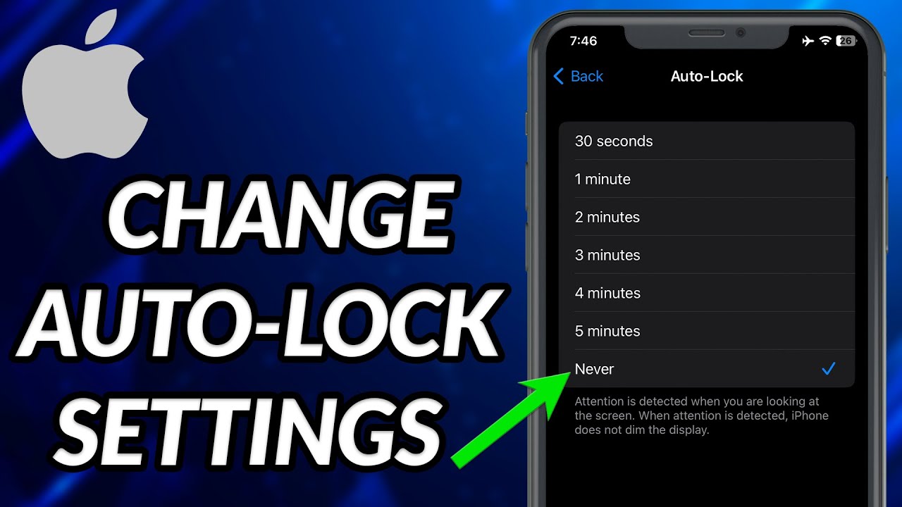 How To Change Auto Lock In Iphone 7