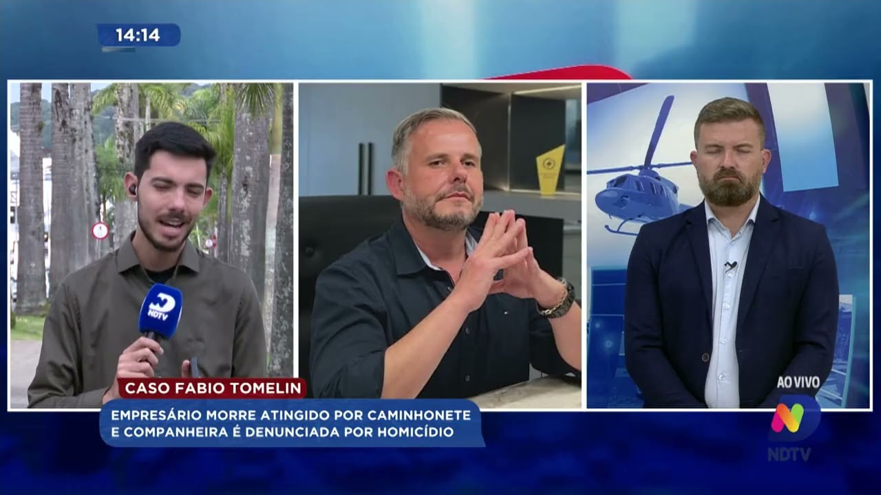 Fabio Tomelin: empresário morre atingido por caminhonete e companheira é denunciada por homicídio