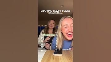 drafting TAYLOR SWIFT songs !!! ✨DEBUT EDITION✨ #taylorswift #swiftie #countrymusic