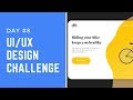 Design Bike Landing Page Part 1 | DAY #8 UI/UX Design Challenge