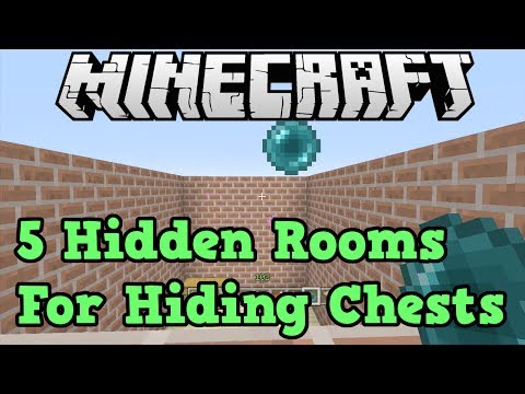 Minecraft Xbox 360 + PS3: 5 Hidden Rooms / Hidden Chests