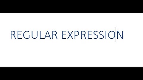 Learn Complete Regular Expression (Regex) Within An Hour
