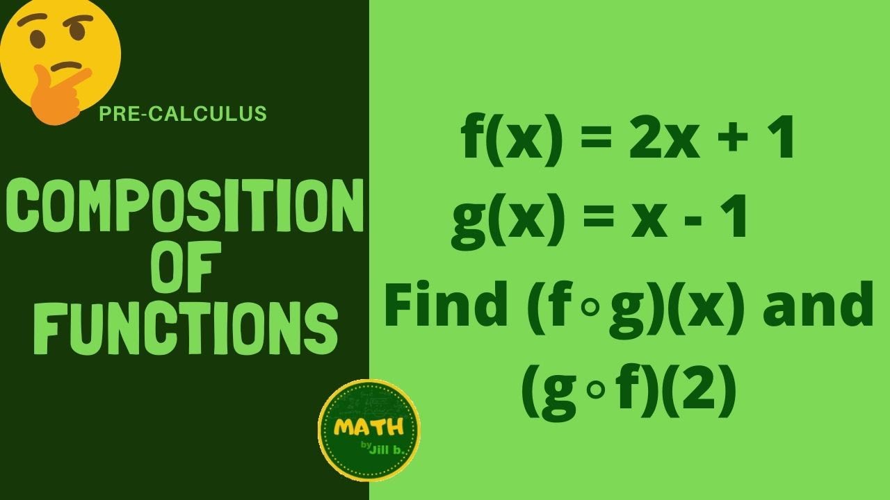 Composition of Functions How to Solve Composite Functions