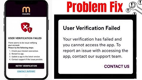Fix Meesho User Verification Failed Issue | Meesho Verification Error | TAMIL REK