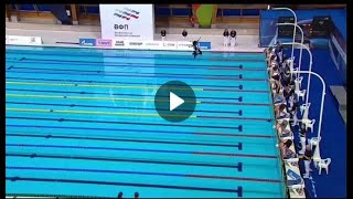 Полуфинальный заплыв - 100 м брасс с участием Елены Богомоловой на чемпионате России 2023 в Казани