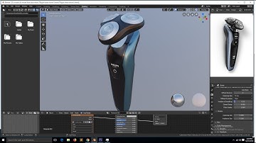 making a triple blade shaver in blender 2.8 tutorial part 2