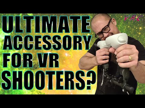 Oculus Quest 2 : ULTIMATE FPS 액세서리 용 Magtube VR Gun Stock? 계약자와 함께 테스트