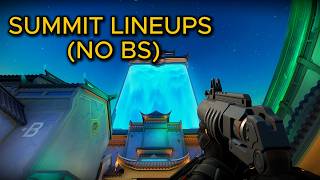 SUMMIT LINEUPS (NO BS)