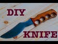 How to make a Classic Knife using Old Metal Sheet
