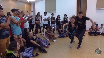 SAMBAZOUK FEIRA 2017 - Paulo Victor e Luisa Teston - DEMO - Preparação Corporal Movimento Cabeça