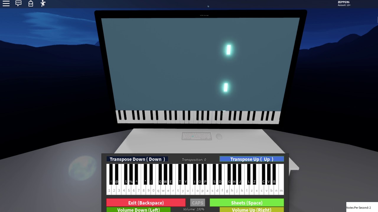Lund Broken Roblox Piano By Evez Gamez - bts roblox piano keyboard
