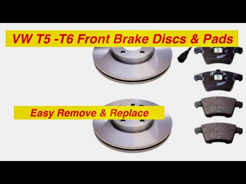 How to Replace VW T5 or T6 Front Discs & Pads