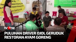 Puluhan Driver Ojol Geruduk Restoran Lantaran Owner Resto Bentak Driver Wanita | Kabar Siang tvOne