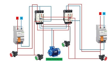 Running a single-phase motor in 2 locations | single-phase motor