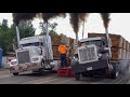 Loaded semi drag racing 2023 over the top diesel showdown onaway speedway