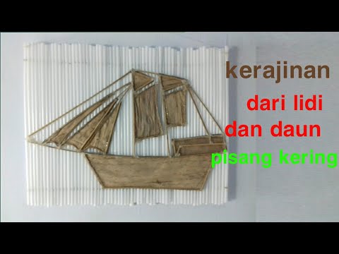  Kerajinan  tangan dari  lidi dan daun  pisang  kering YouTube