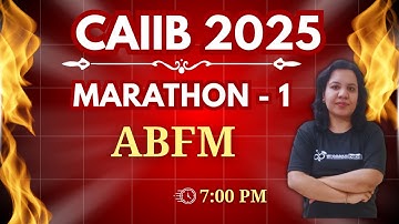 CAIIB DEC 2025 | ABFM Marathon 1 | AMBITIOUS BABA