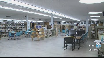 Hawaii State Public Libraries offering take-out, reservations