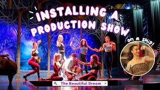 how to create a production show for a cruise ship stage! // INSTALL on Ovation of the Seas