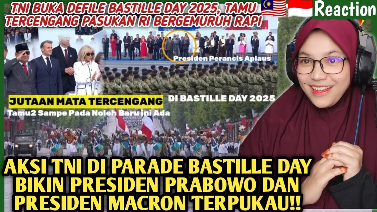 🇲🇾🇮🇩BANGGA BGT❗AKSI TNI NKRI DI PARADE BASTILLE DAY BIKIN JUTAAN WARGA PERANCIS TAKJUB & TERPUKAU
