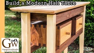Build a Modern Hall Table