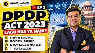 Is the DPDP Act in Force Complete Implementation Timeline Explained | DPDP Act 2023 Ep 2