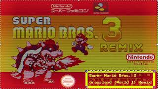 Super #Mario #Bros.  3 - Grassland (World 1) #Remix #nintendo #mariobros #nes #snes #retrogaming