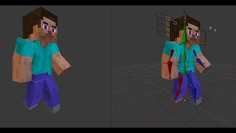 OUTDATED!!!! Walk Cycle Tutorial (Minecraft Animation Tutorial Blender 2.79)