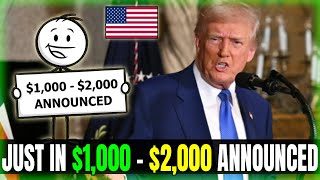 🔥 Trump JUST ANNOUNCED $1,000 - $2,000 Stimulus Checks | October 2025