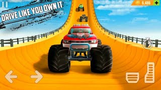 Impossible Monster Truck Mega Ramp Driving- Extreme GT Car Stunts Racing  - Android Gameplay video screenshot 4