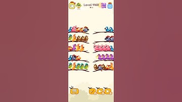 Bird sort color game level 1468 #leveldesign #playgaming #gameplay #colorconcept #videogame #color