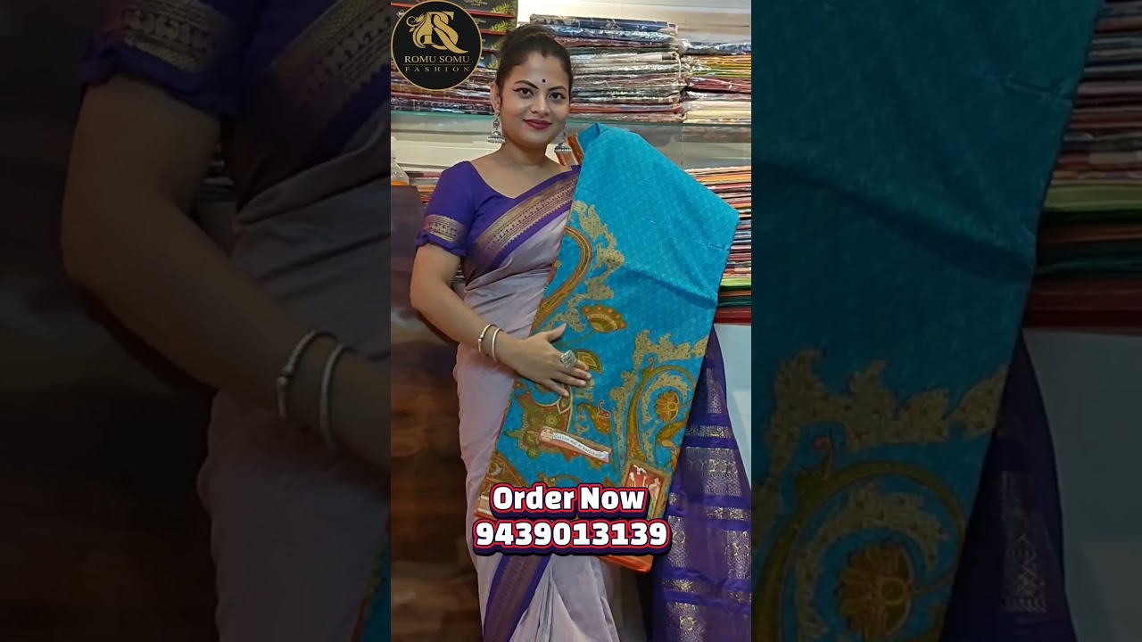 beautiful Karishma cotton saree with BP.. contact -9439013139