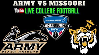 Army vs Missouri 🔴LIVE CFB Football (Black Knights vs Tigers) Lockheed Martin Armed Forces Bowl