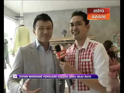  Jovian Mandagie perkenal koleksi baru baju raya YouTube