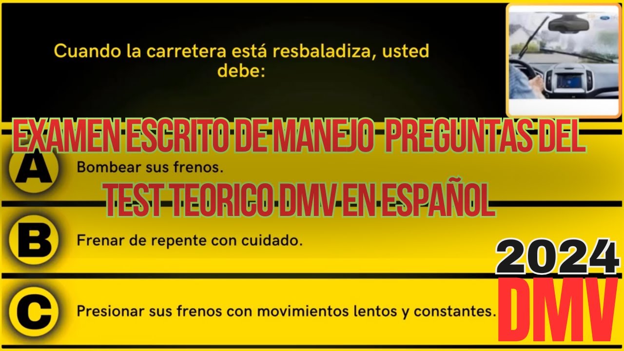 Preguntas Examen Licencia De Conducir Tijuana ️2024 – HHCT