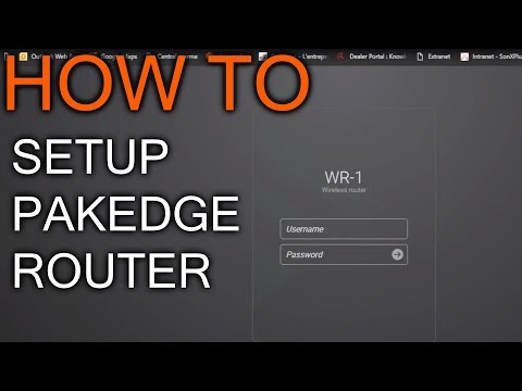 How to setup Pakedge Router