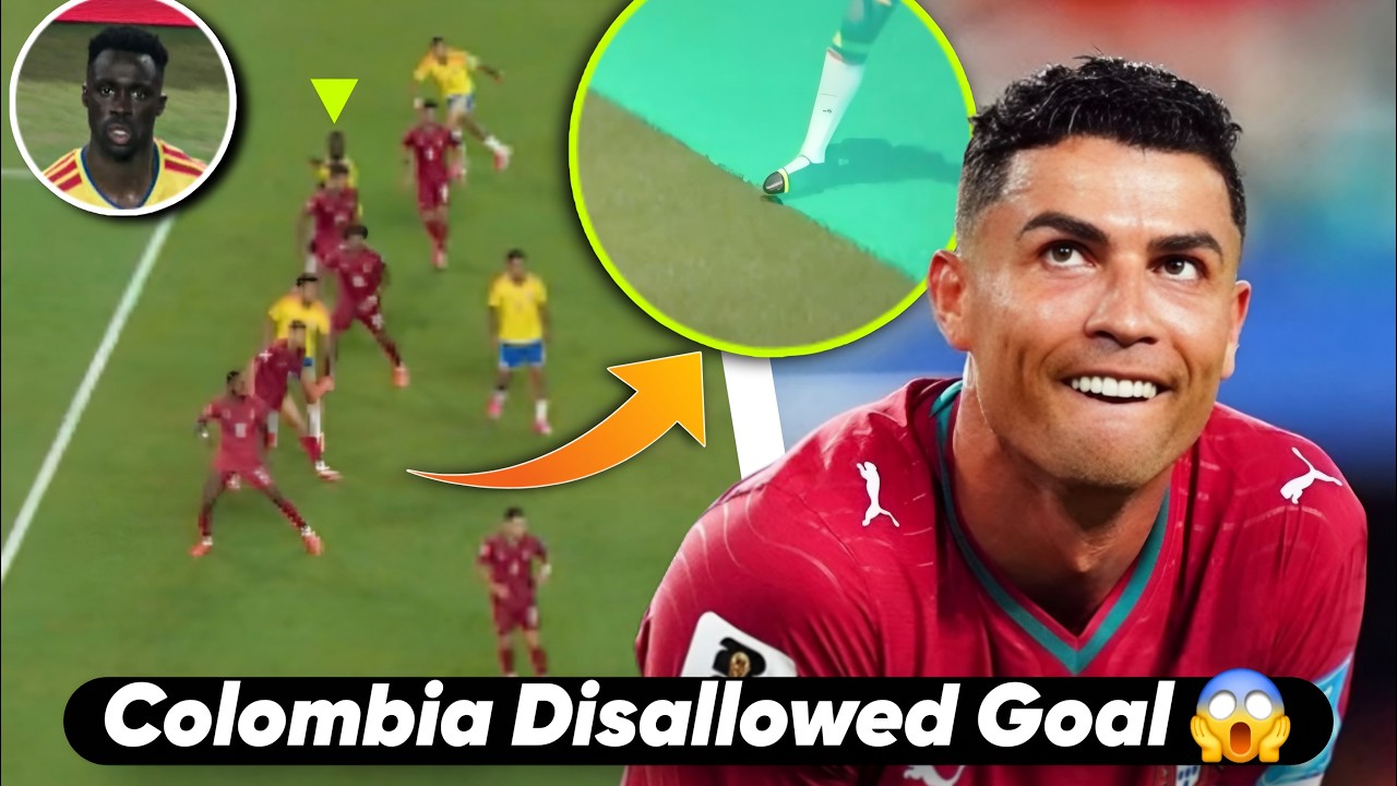 Colombia’s LAST-MINUTE Goal DISALLOWED by TOE OFFSIDE 😱 VAR Sparks Huge World Cup Controversy!