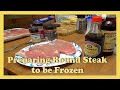 Tip From Debbie | What To Do With A Tough Steak When You Get a Good Price For It | How To Freeze It.